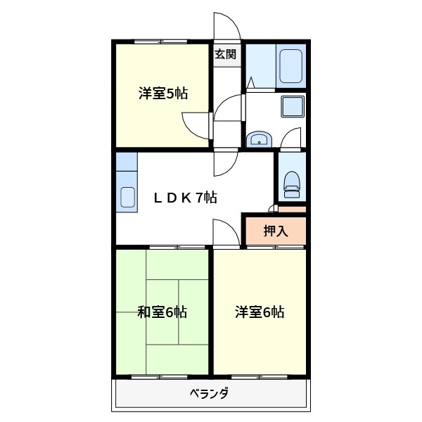 プラムフラワーガーデン 間取り図