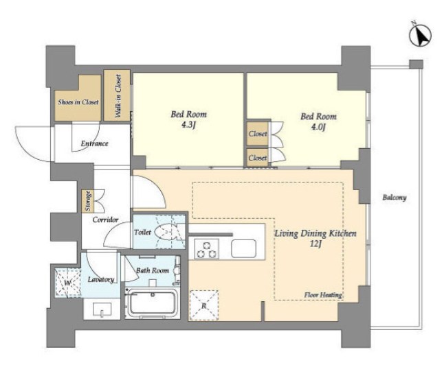 オアーゼ日暮里レジデンス 間取り
