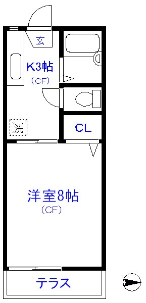 シティーフラッツ 間取り