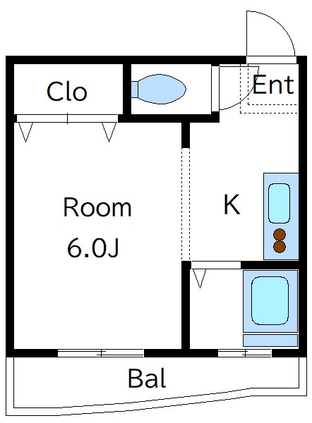 コーポ第三フクジュ   間取り図