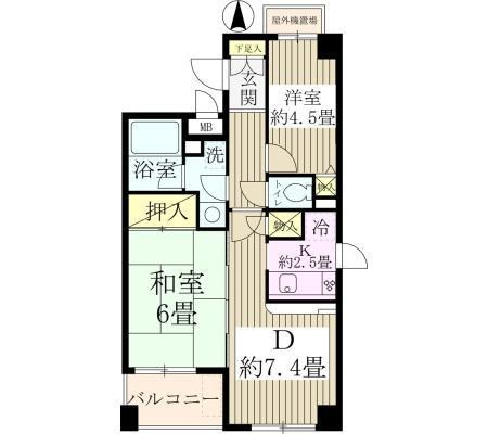 ボヌール尾久橋通り 間取り