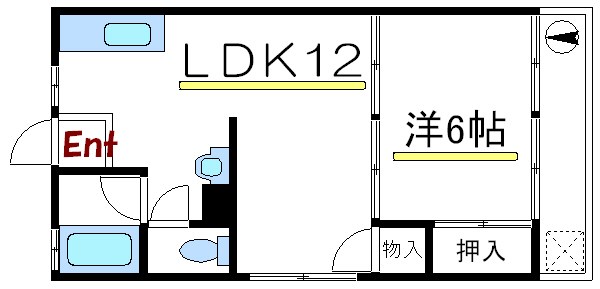サイトウハイツ 間取り図