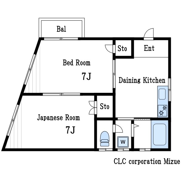 奥田マンション 間取り図