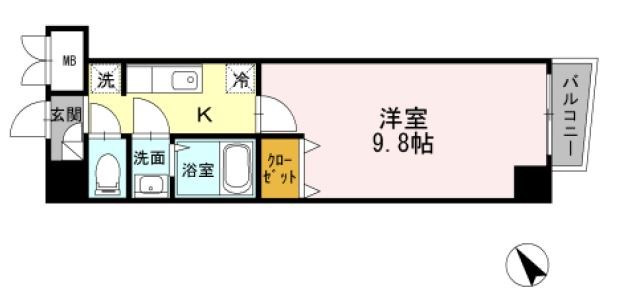 ブレジオ曳舟　A棟 間取り図