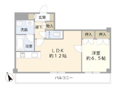 岩城ハイム日暮里 間取り