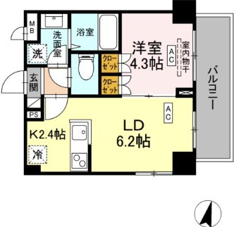 ロイジェント西新井 間取り図