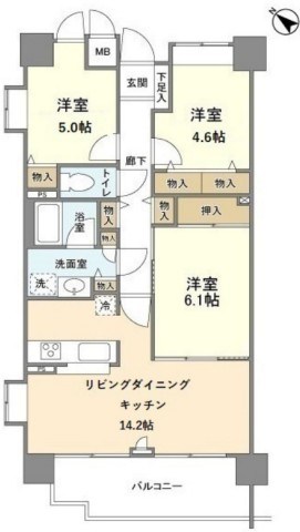 ブリリアントヨス 間取り