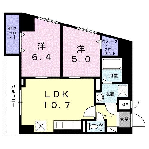 シエスタ　キー 間取り図