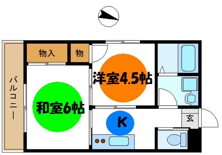 第２大地マンション 間取り図
