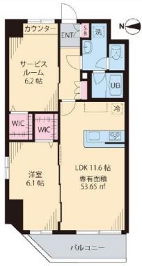 コルザＫⅡ 間取り図