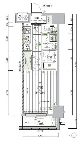 メインステージ木場 間取り図