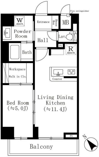 ＭＡＩＳＯＮ．Ｏ. 間取り図