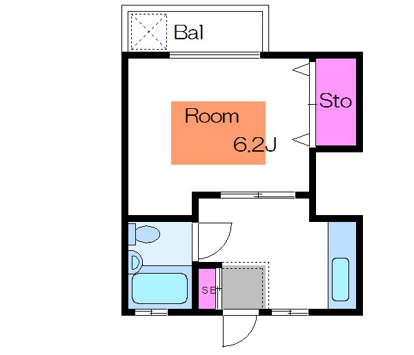 スリーウッド  間取り図