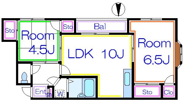 ラ・カサ・デル・ソル  間取り図