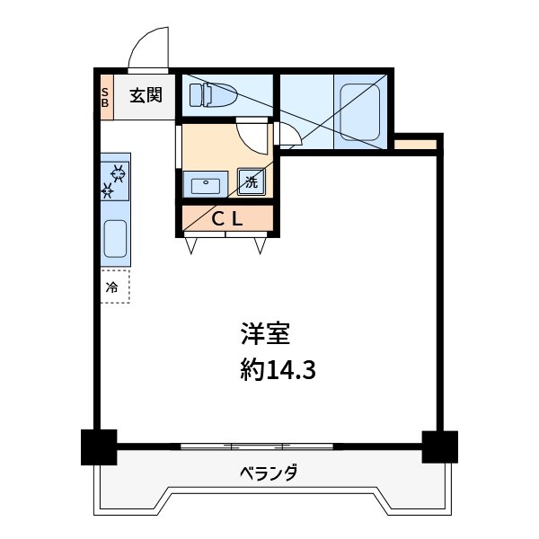 ISM西日暮里 間取り