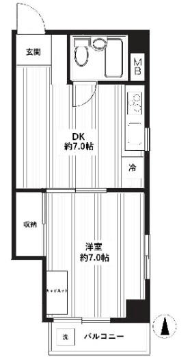 ハイツ錦糸町 間取り