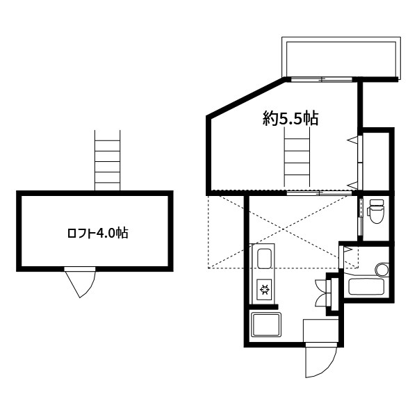ルナリアⅣ 間取り図