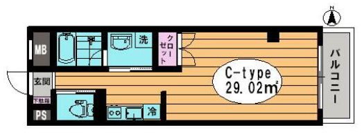 セレウス西葛西 間取り図
