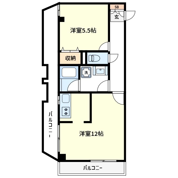 クレール山本 間取り