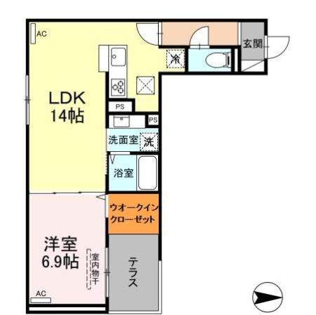 アヴァンス西亀有 間取り
