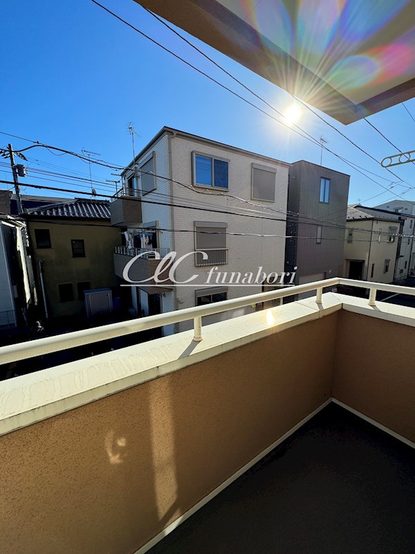 リバーハイツⅡ ベランダ