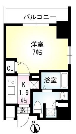 ル・リオンFreyer南砂west 間取り図