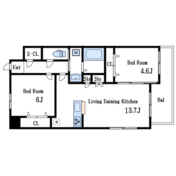 カームライズ 間取り図