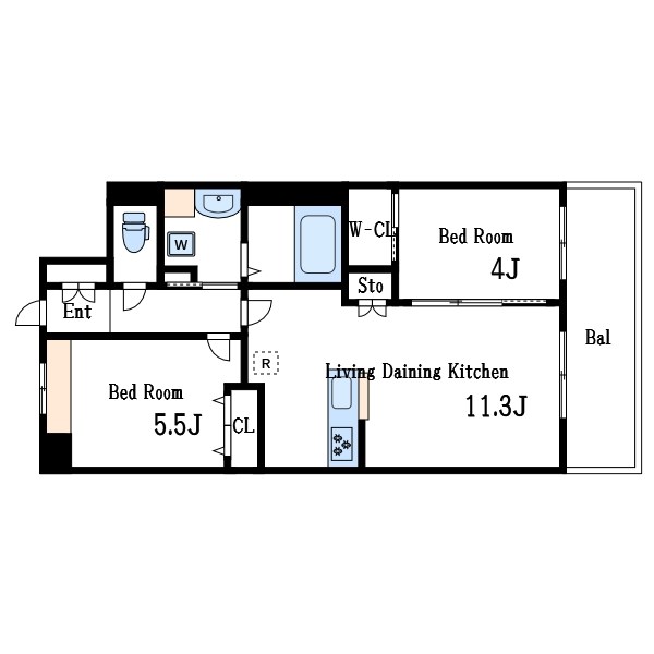 カームライズ 間取り図