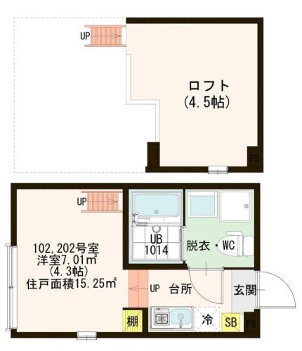 ハーモニーテラス綾瀬Ⅲ 間取り