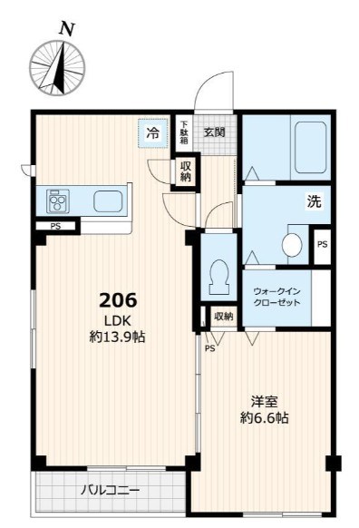 ハレ　アロヒ　清水坂 間取り