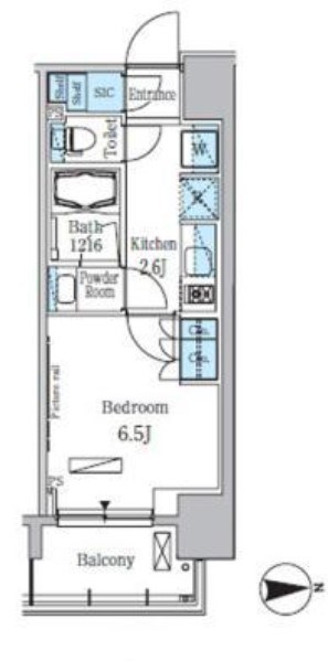 パークアクシス木場 間取り図