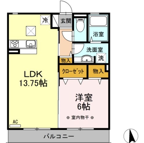 サンヴァリィ 間取り図