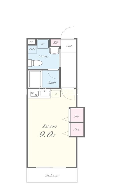 Jブラン梅島  間取り図