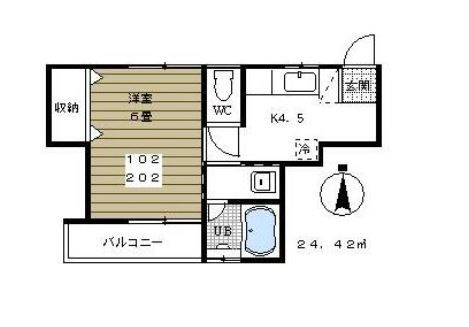 ジョイアベニュー 間取り図