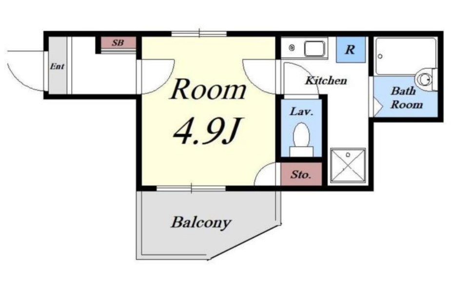 メルディア梅島Ⅱ  303号室 間取り