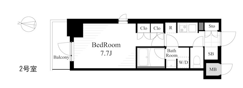ラティエラ大島 間取り図