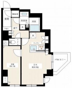 クアトロノーヴェ梅島 間取り図