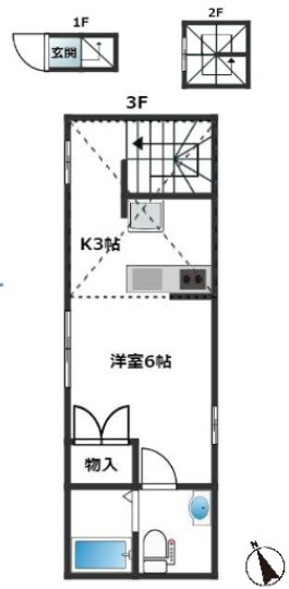 アンベリール西日暮里 間取り