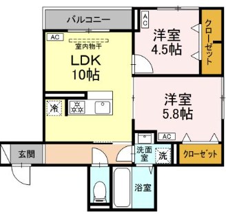 セレスティア西綾瀬 間取り
