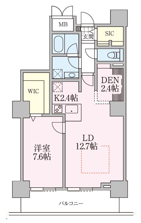 ロイヤルパークスタワー南千住 間取り図