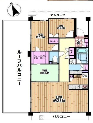 リライズガーデン西新井スカイレジデンス 間取り図