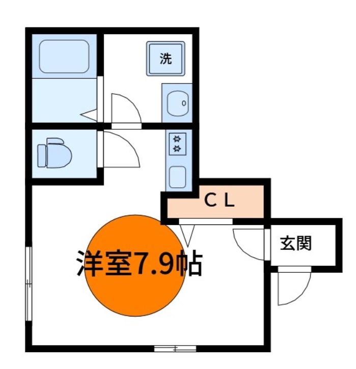 ハピネス７ 間取り図
