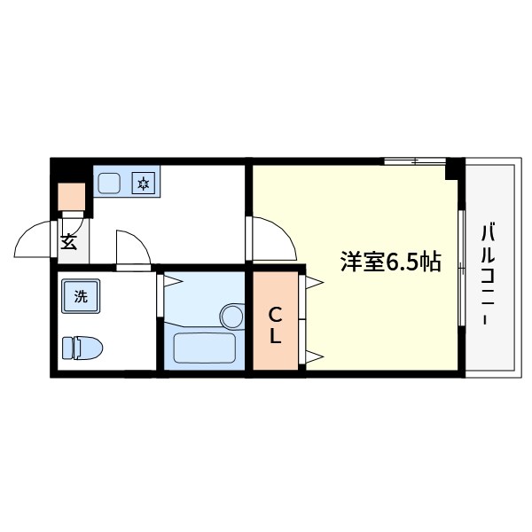 ワンステップ花畑 間取り図