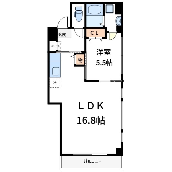 CREAM 205号室 間取り