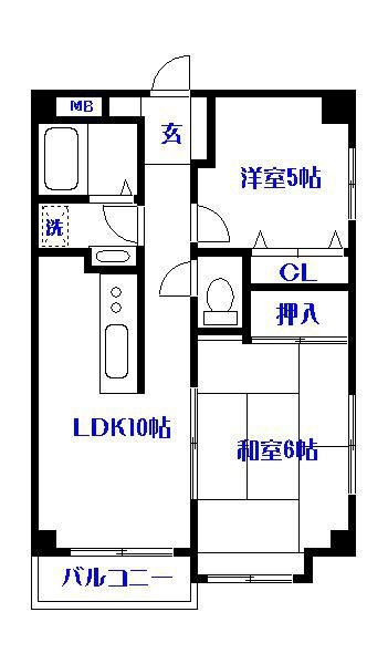 グリーンハイム平成  間取り