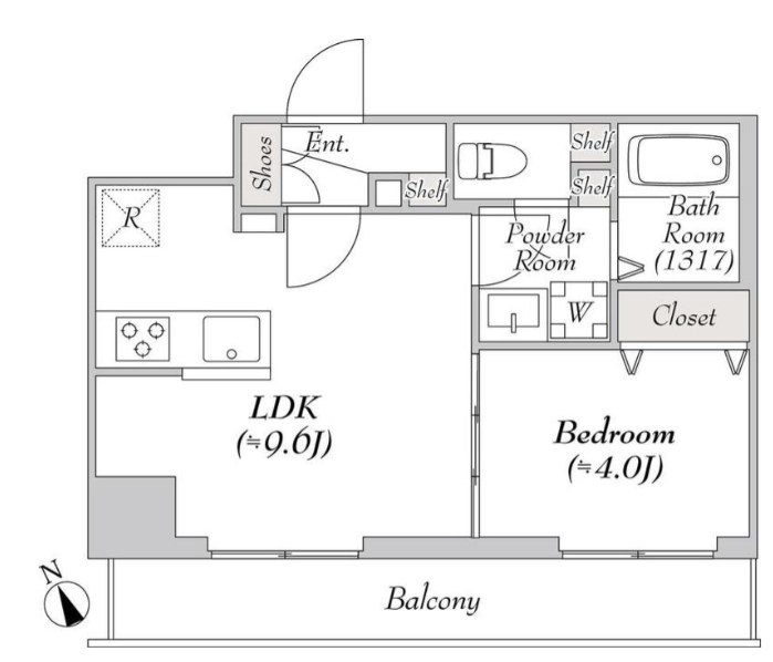 ルミーク根岸 間取り