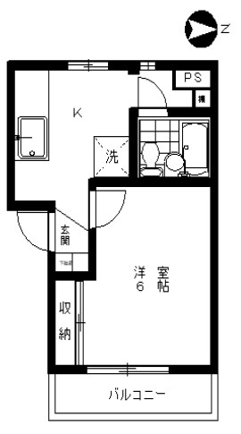 秋元第2ビル 間取り図