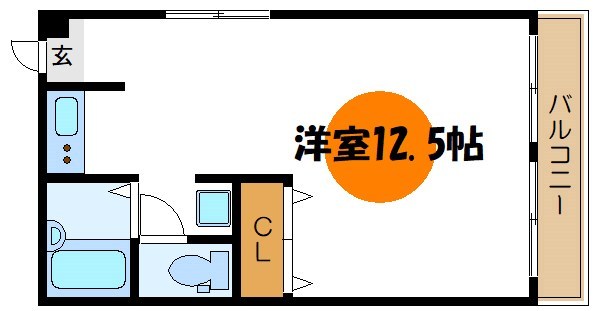 ハピィプラザ 203号室 間取り