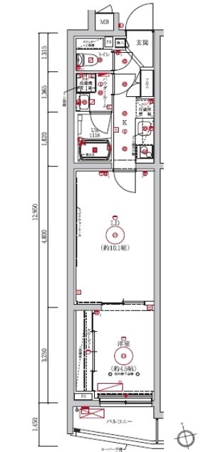 LUMEED梅島 間取り