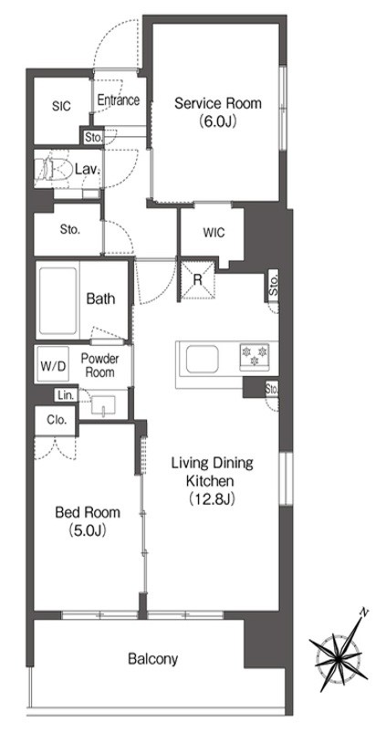 ミリアレジデンス日本橋人形町 間取り